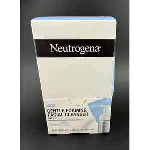 NIB 6 Pack Neutrogena Gentle Foaming Facial Cleanser Conc. Refills 0.23oz
